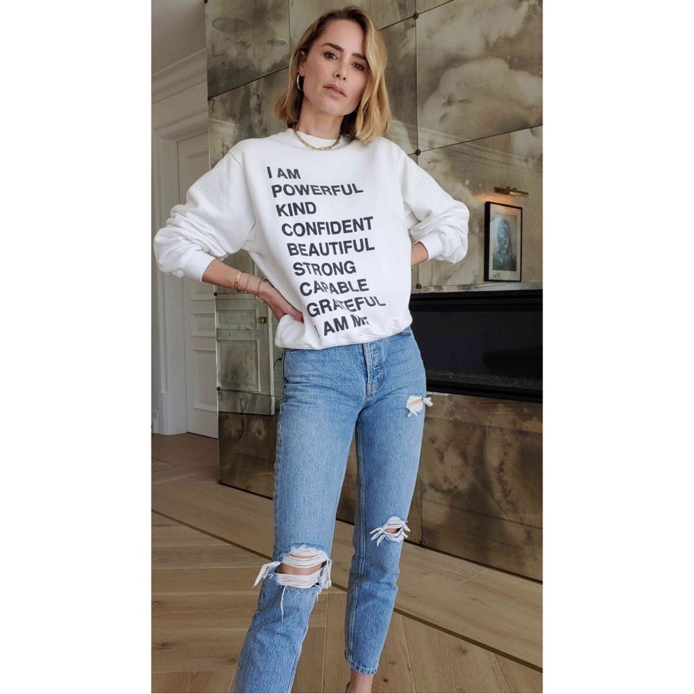 Anine Bing “Empowerment” Ramona Sweatshirt